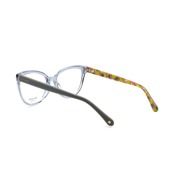 NEW KATE SPADE LUCINDA KB7 TRANSPARENT GREY AUTHENTIC EYEGLASSES FRAME - Picture 8 of 12
